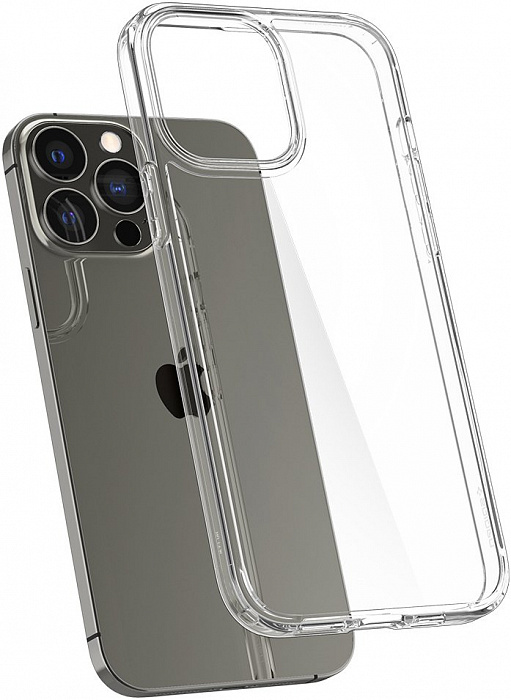 Купить Чехол Spigen Crystal Hybrid (ACS03242) для iPhone 13 Pro Max (Crystal Clear)